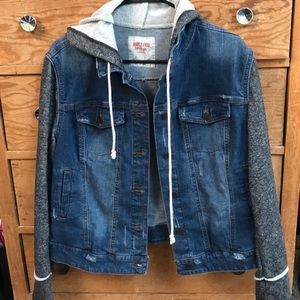 Denim hoodie